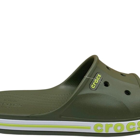Crocs Bayaband Men\'s‎ Slide Sandals Size 10-11 Army Green Water Friendly main image 8